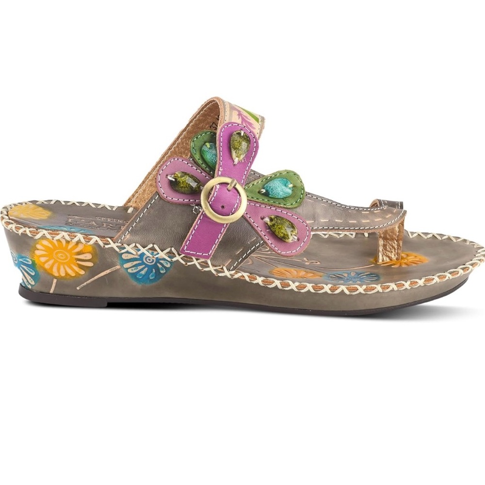 NWOT Spring Step L'Artiste Women's SANTORINI Leather Sandals